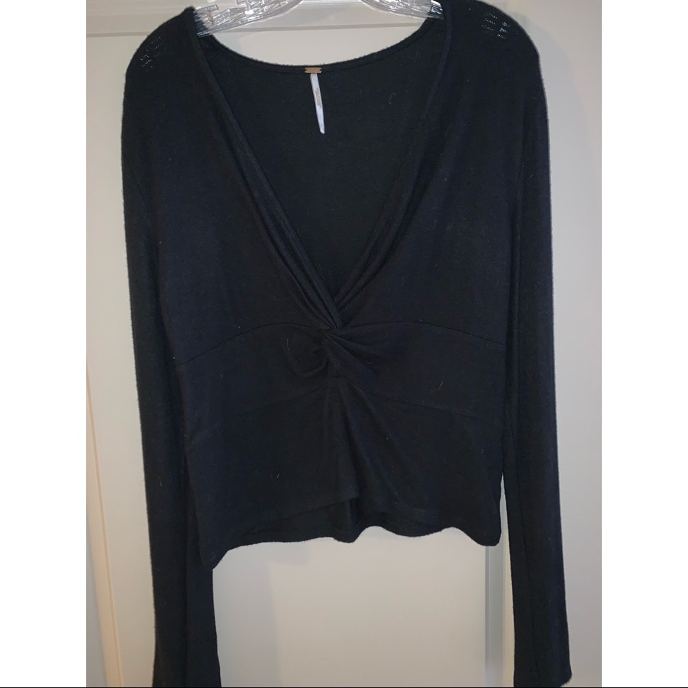 Free People Black Sweater